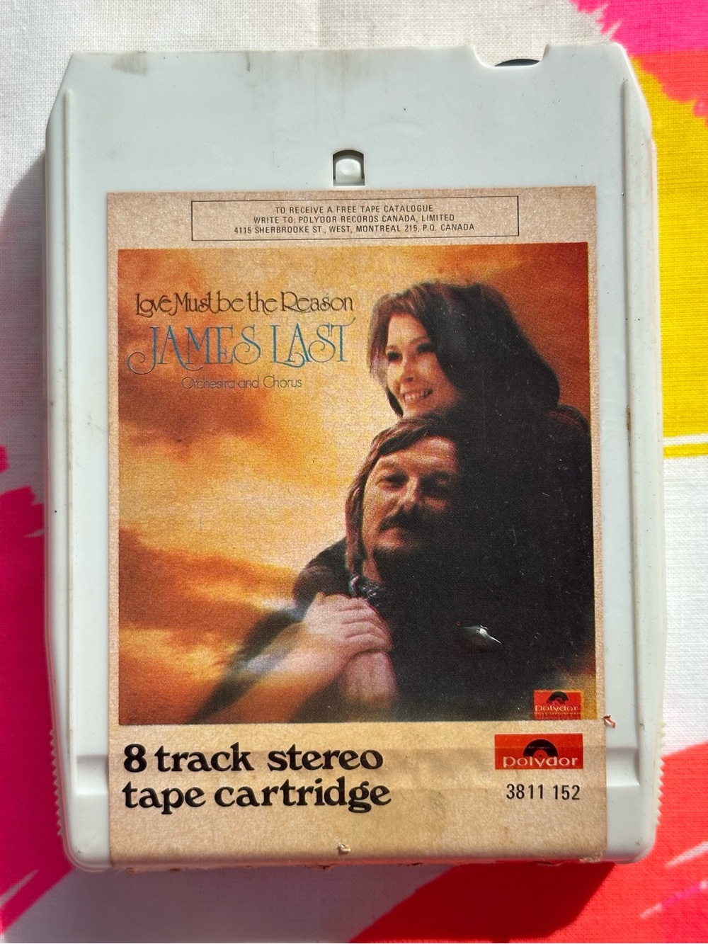 James Last Orchestra and Chorus - Love Must Be the Reason (Vintage 8-Track Tape)